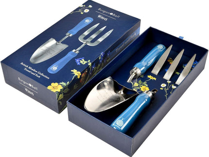 Burgon and Ball Burgon & Ball - British Meadow Trowel & Fork Set - Trowel and Fork - AllotMate Essentials - GRH/TFBOXBM - 5019360202226