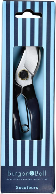 Collectors Bypass Secateurs – Navy Finish Garden Pruners | Burgon & Ball | Bypass Secateurs | GCC/SCNAVY 5019360204459 | AllotMate Essentials