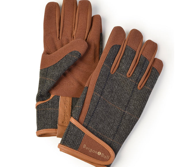 Dig The Glove – Tweed Gardening Gloves in (M/L) & (L/XL) | Burgon & Ball | Gardening Gloves | GLO/TWEEDML | AllotMate Essentials
