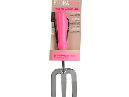 Burgon and Ball Burgon & Ball – FloraBrite Fluorescent Hand Fork (Pink or Yellow) - Fork - AllotMate Essentials - GFB/HFPINK - 5019360013143