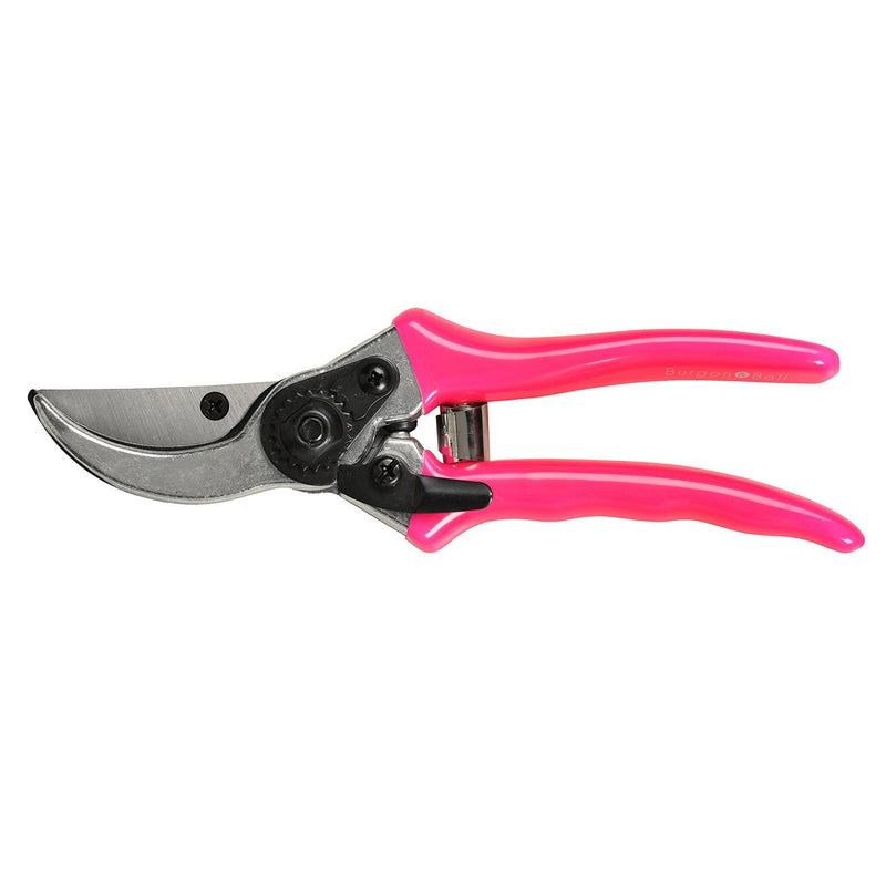 FloraBrite® Fluorescent Bypass Secateurs – Bright Garden Tool in Pink or Yellow | Burgon & Ball | Bypass Secateurs | GFB/BSPINK 5019360013068 | AllotMate Essentials