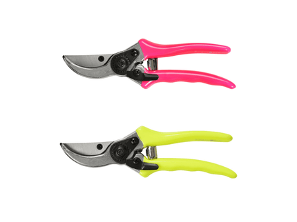 FloraBrite® Fluorescent Bypass Secateurs – Bright Garden Tool in Pink or Yellow | Burgon & Ball | Bypass Secateurs | GFB/BSPINK 5019360013068 | AllotMate Essentials