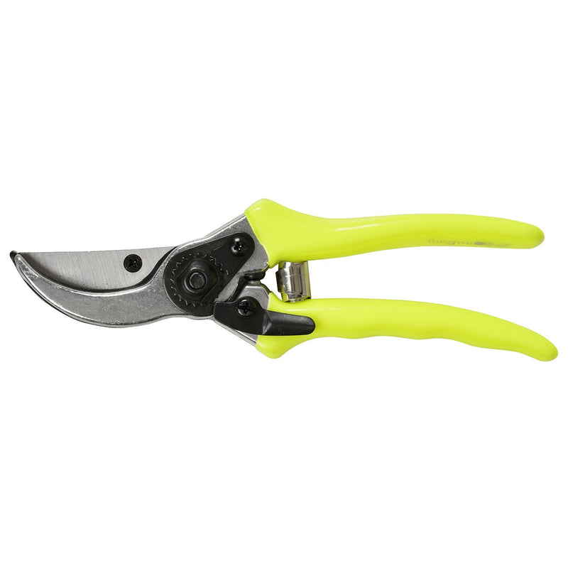 FloraBrite® Fluorescent Bypass Secateurs – Bright Garden Tool in Pink or Yellow | Burgon & Ball | Bypass Secateurs | GFB/BSYELL 5019360013051 | AllotMate Essentials