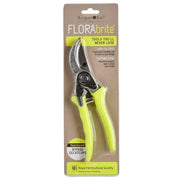 FloraBrite® Fluorescent Bypass Secateurs – Bright Garden Tool in Pink or Yellow | Burgon & Ball | Bypass Secateurs | GFB/BSYELL 5019360013051 | AllotMate Essentials