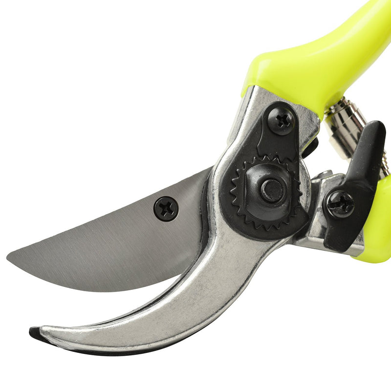 FloraBrite® Fluorescent Bypass Secateurs – Bright Garden Tool in Pink or Yellow | Burgon & Ball | Bypass Secateurs | GFB/BSYELL 5019360013051 | AllotMate Essentials