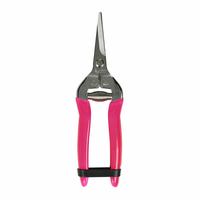 FloraBrite® Fluorescent Flower & Fruit Snips – Precision Trimming Tool in Pink or Yellow | Burgon & Ball | Flower & Fruit Snip | GFB/FSPINK 5019360013105 | AllotMate Essentials
