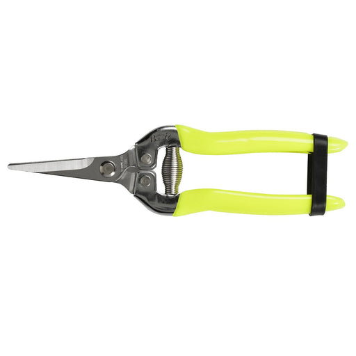 FloraBrite® Fluorescent Flower & Fruit Snips – Precision Trimming Tool in Pink or Yellow | Burgon & Ball | Flower & Fruit Snip | GFB/FSYELL 5019360013099 | AllotMate Essentials