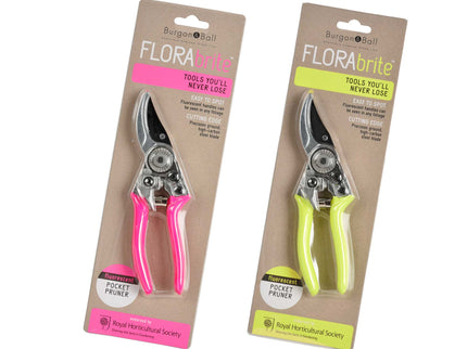Burgon and Ball Burgon & Ball - Fluorescent Pocket Pruner - Pruner - AllotMate Essentials - GFB/PPYELL - 5019360013075
