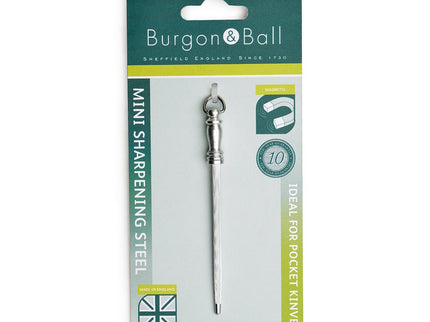 Mini Sharpening Steel – Garden Tool Maintenance Rod | Burgon & Ball | Sharpening Steel | GTK/MSA | AllotMate Essentials