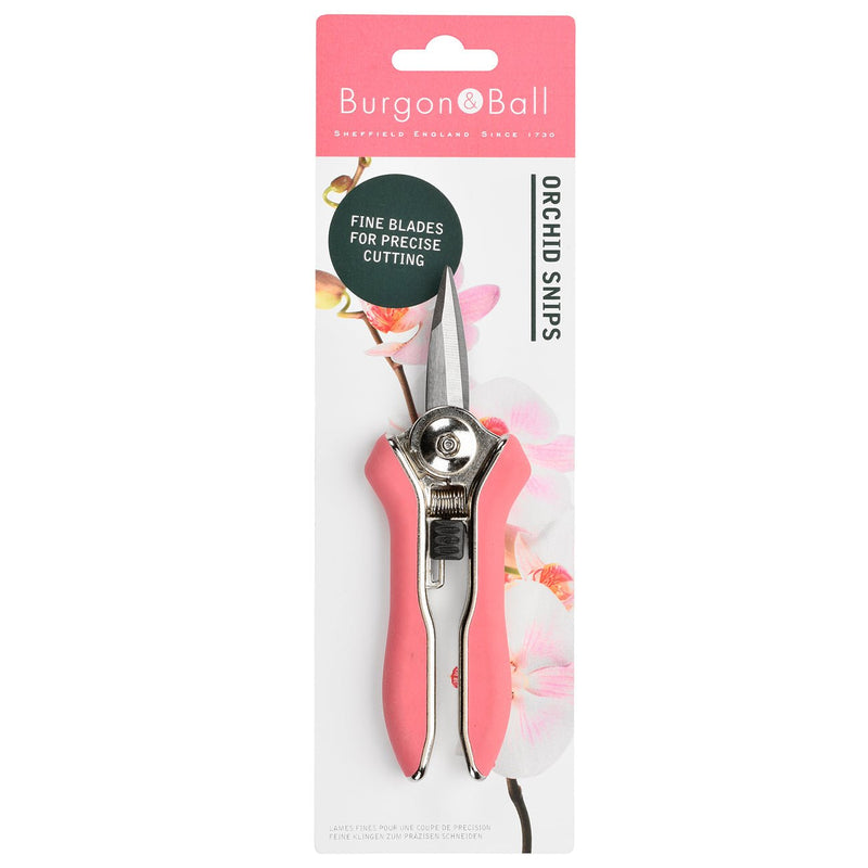 Orchid Snips – Fine Precision Scissors for Delicate Plants | Burgon & Ball | Snips | GIG/SNIP 5019360014713 | AllotMate Essentials