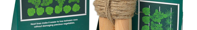 Planting Line – Traditional Wooden Line Marker for Straight Rows | Burgon & Ball | Planting Line | GES/PLINESML 5019360011132 | AllotMate Essentials