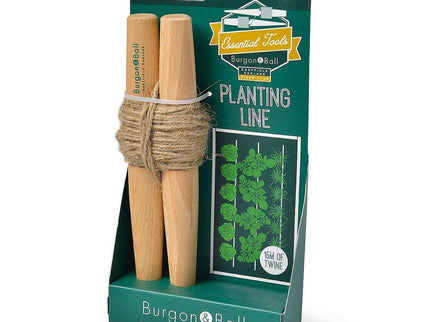 Planting Line – Traditional Wooden Line Marker for Straight Rows | Burgon & Ball | Planting Line | GES/PLINESML 5019360011132 | AllotMate Essentials