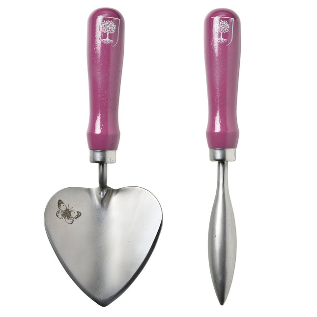 Burgon and Ball Burgon & Ball - RHS Gift Planting Trowel and Dibber Asteraceae FSC 100% - Trowel and Dibber - AllotMate Essentials - GRH/PTDIBASTER - 5019360203872