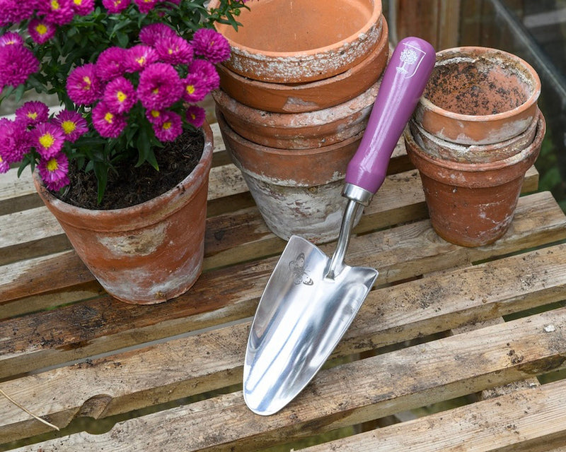 Trowel & Fork - RHS Gift Set with Asteraceae Design | FSC Tools by Burgon & Ball | Trowel and Fork | GRH/TFBOXASTER 5019360203841 | AllotMate Essentials