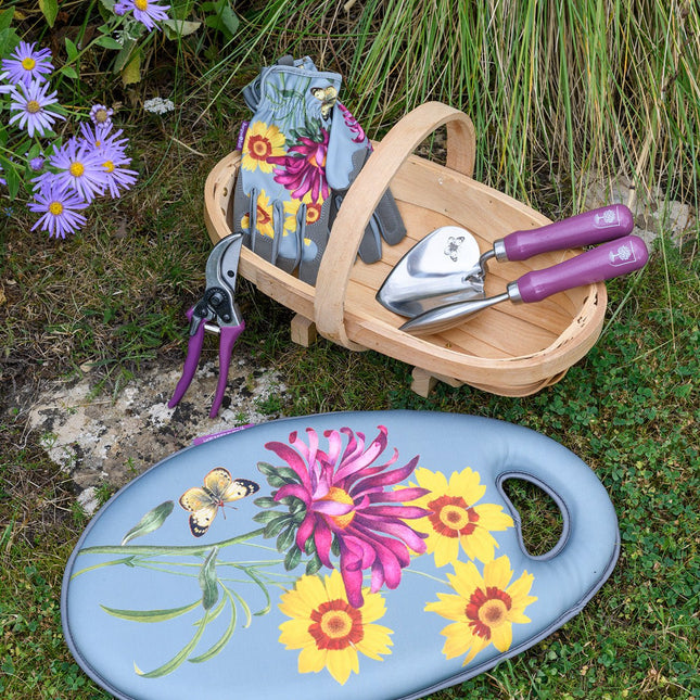 Burgon and Ball Burgon & Ball - RHS Gift Trowel and Fork Asteraceae FSC 100% - Trowel and Fork - AllotMate Essentials - GRH/TFBOXASTER - 5019360203841