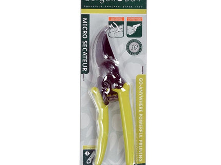 Micro Secateurs – Compact Pruners in Green | RHS by Burgon & Ball | Micro Secateurs | GTO/MP 5019360013044 | AllotMate Essentials