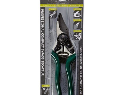 Professional Compact Bypass Secateurs – Lightweight Precision Cutting | RHS by Burgon & Ball | Bypass Secateur | GTO/PRL 5019360004721 | AllotMate Essentials