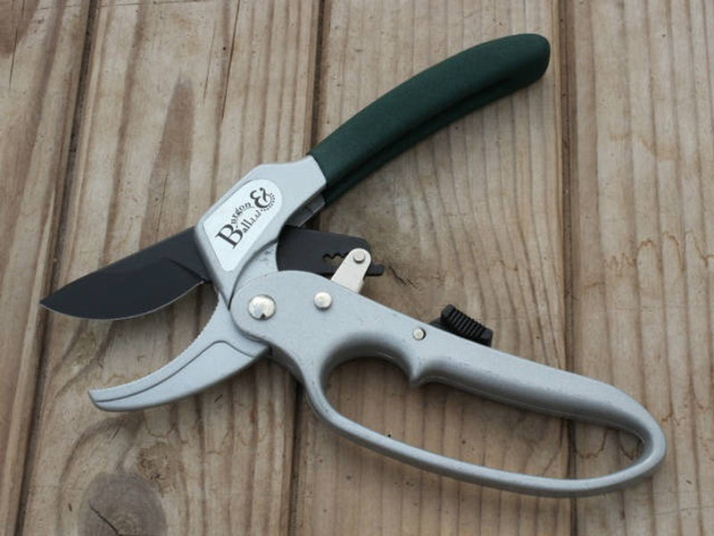 Ratchet Pruners – Easy - Cut Tool for Thick Stems | RHS by Burgon & Ball | Ratchet Pruner | GTO/RP 5019360004707 | AllotMate Essentials