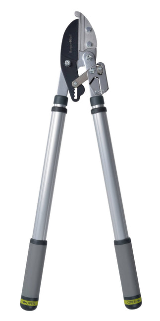 Telescopic Ratchet Lopper – Power Cut Pruner with Extendable Handles | RHS by Burgon & Ball | Pruning Shear | GTO/LOPRATCHET 5019360011606 | AllotMate Essentials