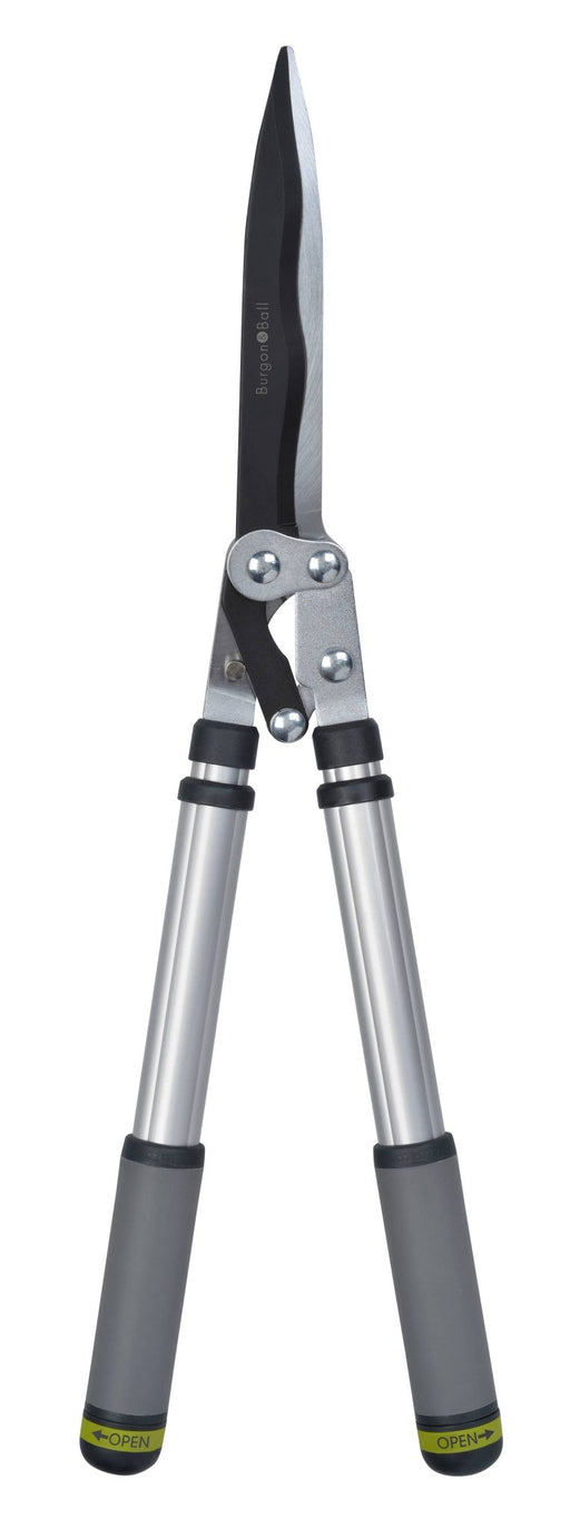 Telescopic Hedge Shears – Wavy Edge Blades | RHS Collection by Burgon & Ball | Shear | GTO/WAVYHEDGE 5019360011620 | AllotMate Essentials
