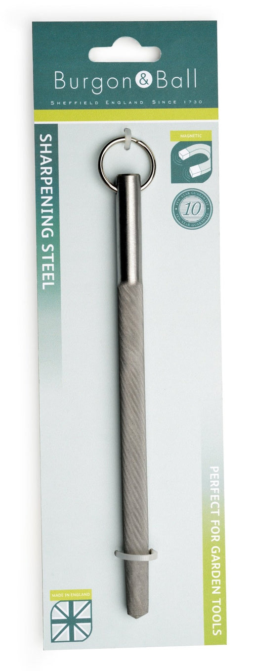 Mini Sharpening Steel – Maintain Sharp Garden Tools | Burgon & Ball | Sharpening Steel | ATT/SS 5019360002413 | AllotMate Essentials