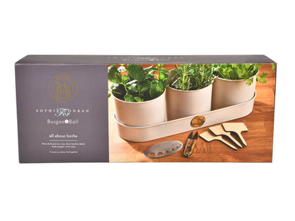 All About Herbs Gift Set – Sophie Conran Collection | Burgon & Ball | Herb Set | WIG/SCHERBGSET  | AllotMate Essentials