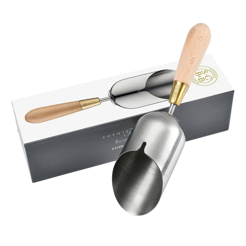 Compost Scoop – Sophie Conran Gift Boxed Garden Tool | Burgon & Ball | Compost Scoop | GSC/SCOOP 5019360007869 | AllotMate Essentials
