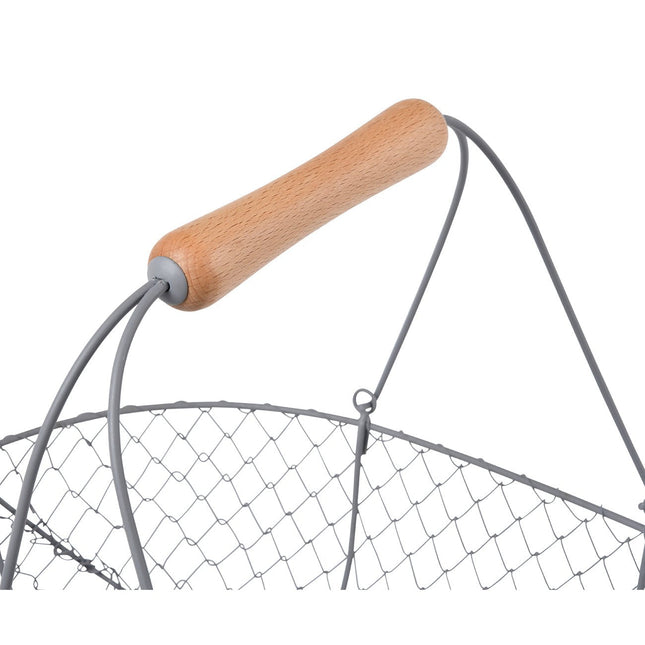 Burgon and Ball Burgon & Ball - Sophie Conran - Large Harvest Basket Grey - Harvest Basket - AllotMate Essentials - GSC/BASKLGGREY - 
