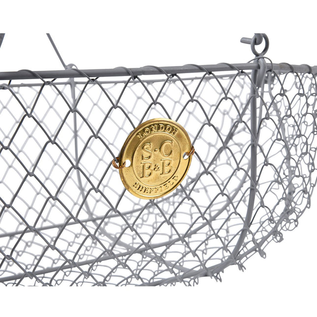 Burgon and Ball Burgon & Ball - Sophie Conran - Large Harvest Basket Grey - Harvest Basket - AllotMate Essentials - GSC/BASKLGGREY - 