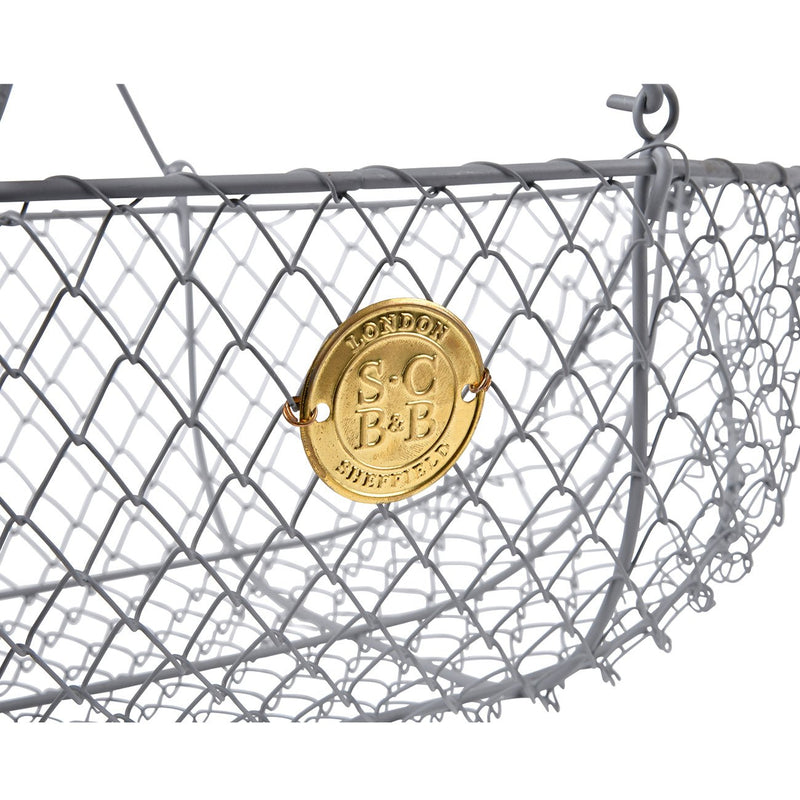 Burgon & Ball - Sophie Conran - Large Harvest Basket Grey | Harvest Basket | GSC/BASKLGGREY 5019360014010 | AllotMate Essentials