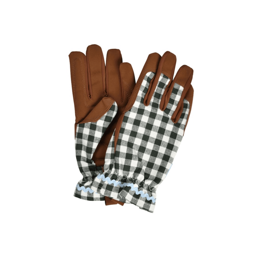 Collection Gardening Gloves – Heritage Green (One Size) | Classic Fit by Burgon & Ball | Gardening Gloves | GCC/GLOCHECKGN 5019360204770 | AllotMate Essentials