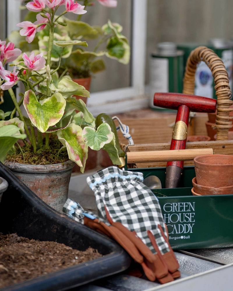 Collection Gardening Gloves – Heritage Green (One Size) | Classic Fit by Burgon & Ball | Gardening Gloves | GCC/GLOCHECKGN 5019360204770 | AllotMate Essentials