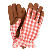 Collection Gardening Gloves – Red Check (One Size) | Classic Fit by Burgon & Ball | Gardening Gloves | GCC/GLOCHECKRED 5019360204787 | AllotMate Essentials