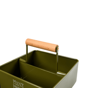 Burgon and Ball Plant Parent Caddy Olive Green Indoor Plant Storage Caddy | Plant Storage Tool | 5019360204947 5019360204947 | AllotMate Essentials