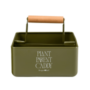 Burgon and Ball Plant Parent Caddy Olive Green Indoor Plant Storage Caddy | Plant Storage Tool | 5019360204947 5019360204947 | AllotMate Essentials