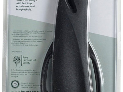 Curved Pruning Saw – Sharp Teeth for Fast Cutting | RHS Approved Garden Tool | Burgon & Ball | Pruning Saw | GTO/SAWLG 5019360011637 | AllotMate Essentials
