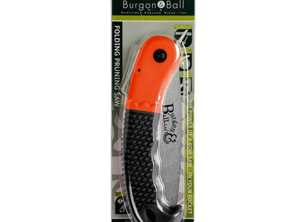 Folding Pruning Saw – Compact Garden Saw for Woody Branches | RHS Approved | Burgon & Ball | Pruning Saw | GTO/PS 5019360001966 | AllotMate Essentials