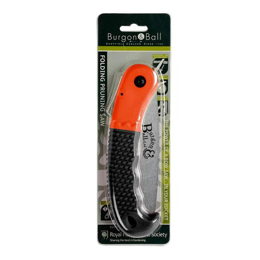 Folding Pruning Saw – Compact Garden Saw for Woody Branches | RHS Approved | Burgon & Ball | Pruning Saw | GTO/PS 5019360001966 | AllotMate Essentials