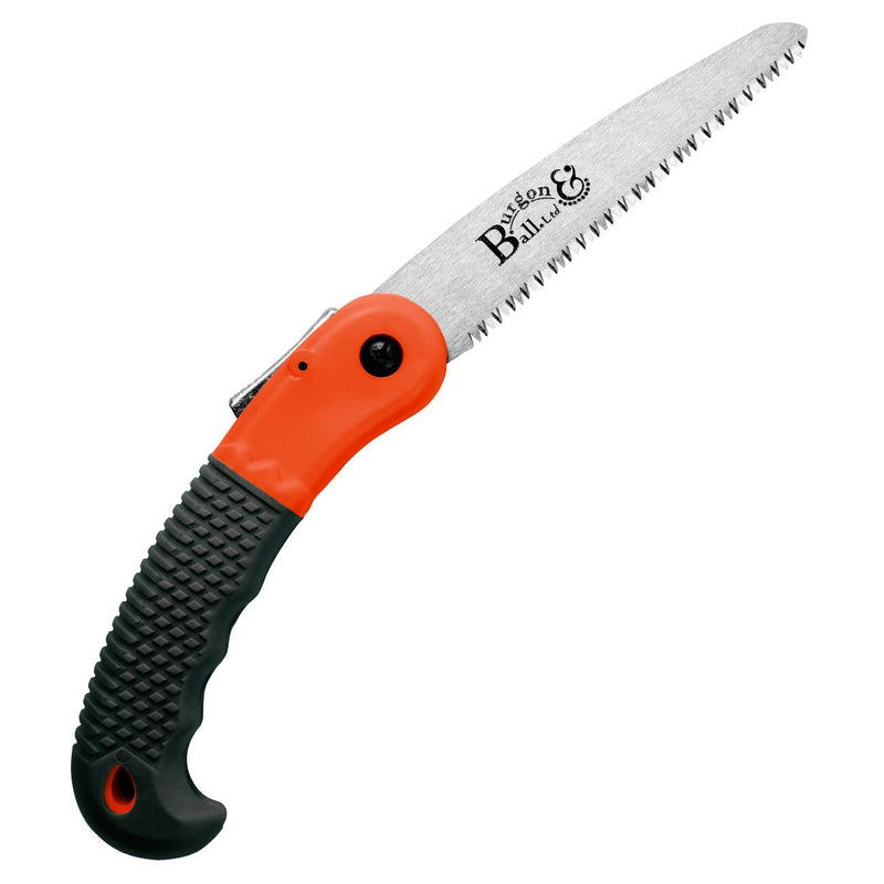 Folding Pruning Saw – Compact Garden Saw for Woody Branches | RHS Approved | Burgon & Ball | Pruning Saw | GTO/PS 5019360001966 | AllotMate Essentials