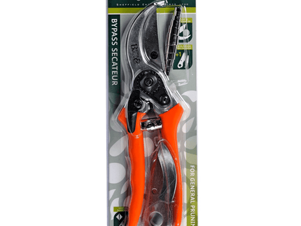 Left - Handed Bypass Secateurs – Ergonomic Cutting Tool | RHS by Burgon & Ball | Left - handed Bypass Secateur | GTO/SCLH 5019360015888 | AllotMate Essentials