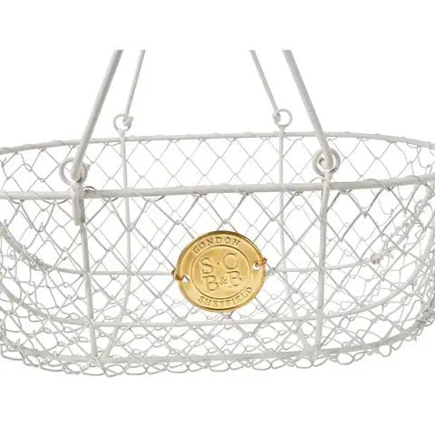 Burgon and Ball Small Harvest Basket Buttermilk Sophie Conran | Harvesting and gathering | 5019360014003 5019360014003 | AllotMate Essentials