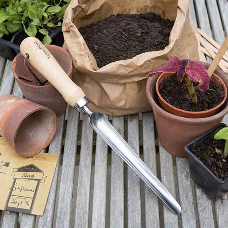 Burgon & Ball Widger RHS Endorsed – Stainless Steel Potting Shed Tool for Seedlings and Transplanting | Widger | 5019360008439 5019360008439 | AllotMate Essentials