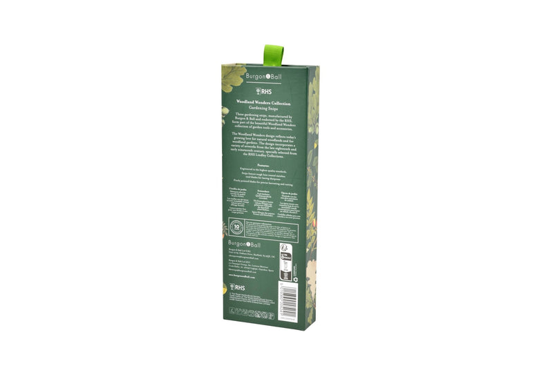 Burgon & Ball Woodland Wonders Gardening Snips | RHS Gifts for Gardeners | Snips | 5019360205241 5019360205241 | AllotMate Essentials