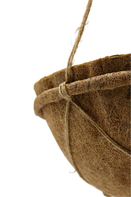 Round Coco Liners – 100% Biodegradable Coir for Hanging Baskets | CoirProducts | Hanging Basket Liner | 30cm | AllotMate Essentials