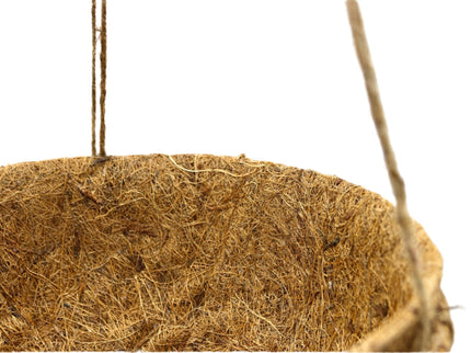 Round Coco Liners – 100% Biodegradable Coir for Hanging Baskets | CoirProducts | Hanging Basket Liner | 30cm | AllotMate Essentials