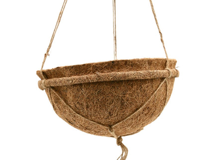 Round Coco Liners – 100% Biodegradable Coir for Hanging Baskets | CoirProducts | Hanging Basket Liner | 30cm | AllotMate Essentials