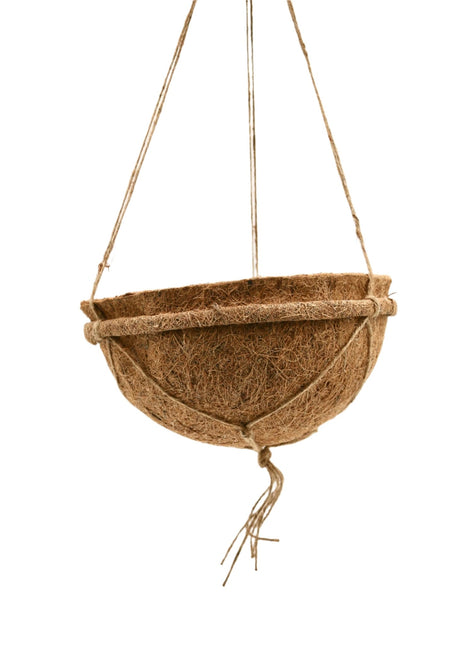 Round Coco Liners – 100% Biodegradable Coir for Hanging Baskets | CoirProducts | Hanging Basket Liner | 30cm | AllotMate Essentials