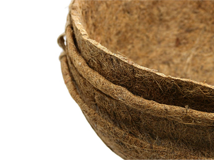 Round Coco Liners – 100% Biodegradable Coir for Hanging Baskets | CoirProducts | Hanging Basket Liner | 30cm | AllotMate Essentials