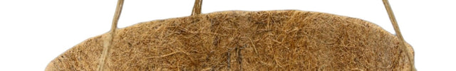 Round Coco Liners – 100% Biodegradable Coir for Hanging Baskets | CoirProducts | Hanging Basket Liner | 30cm | AllotMate Essentials
