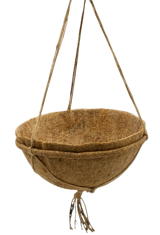Round Coco Liners – 100% Biodegradable Coir for Hanging Baskets | CoirProducts | Hanging Basket Liner | 30cm | AllotMate Essentials